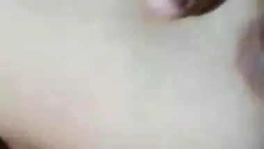 Desi village wife boobs exposed on cam