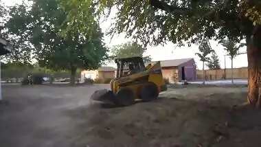 Hot Desi Girl Driving Bobcat - Maya