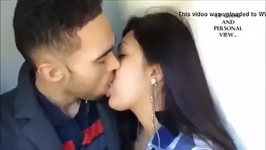 Free porn videos of a hot girl giving a kiss her boyfriend in a changing room