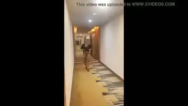 Bold Indian Wife Pranya Naked Walk Inside Hotel