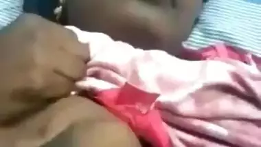 Tamil Wife Boob Pressed And Nude Captured