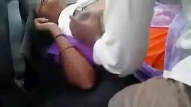 Indian wife gets groped in a car