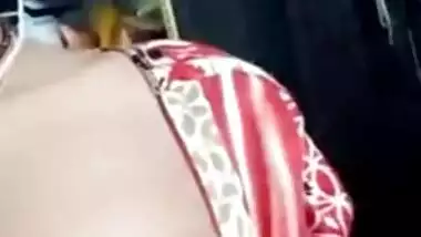 Desi Bhabhi showing her milking boobs