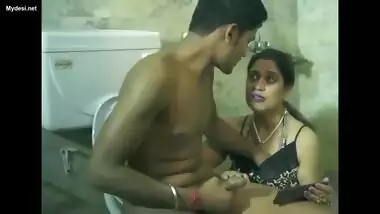 Bhabhi helping devar in bathroom