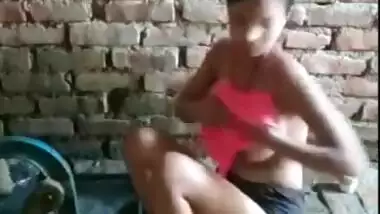 Cute Girl bathing