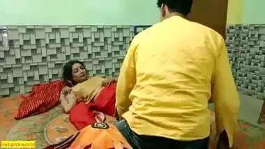 Indian handsome husband couldn't fuck beautiful Bengali wife! What she saying at last?