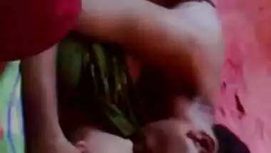 Pune aunty getting boobs squeezed one by one...