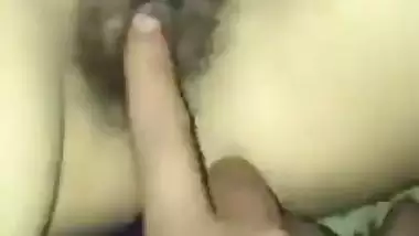 Indian office lady hairy pussy fucking by teammate