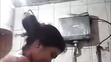 Lankan Girl Bathing (Updated)