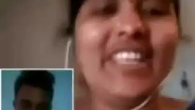 Housewife video call with lover