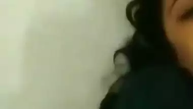 Young guy fucks his busty office colleague in a hotel room