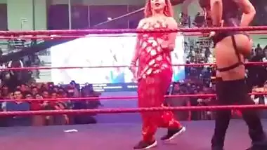 When Indan Lady Seducing REBEL ( Wrestler )