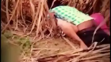 Husband caught wife emotional fuck with lover outdoor in jungle, Desi mms sex