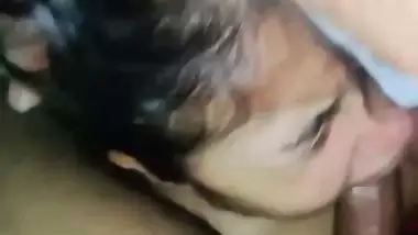 Sharp tits Bengali girl sucking 7-inch big dick