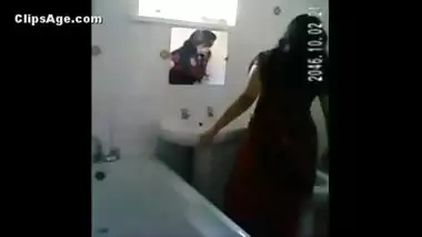 Caught My Hot Bhabhi Having Shower