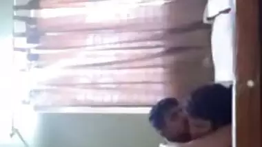 Young lovers homemade sex in missionary style