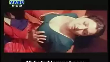 Deep cleavage of mallu masala maria