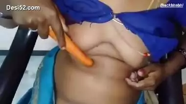 Fucking A Carrot With My Hungry Cunt