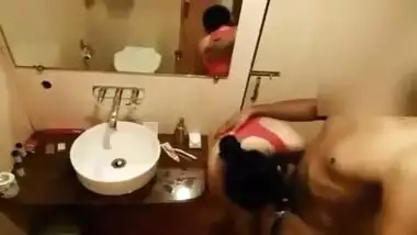 Fucking A Hot Bhabhi Inside The Toilet