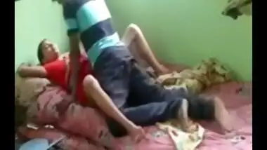 Indian incest sex of stepmom fucks her son at home