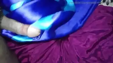 Satin saree fuck