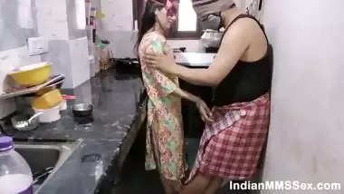 Married Desi Couple Having Sex In Kitchen While Indian Wife Making Food