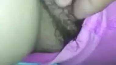 Man finds Indian MILF sleeping and pulls panties aside filming porn on camera