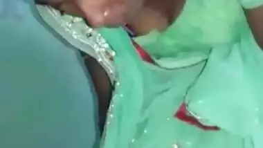 Desi village girl with lover in room