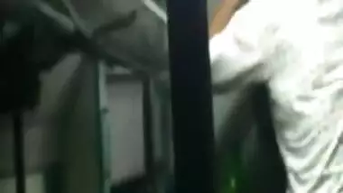 Indian boy flash dick cum on train while girl in next side