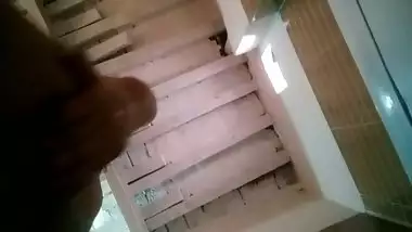 Shameless desi girl spreading ass in bath