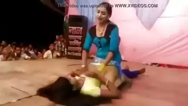 Telugu recording dance showing a lesbian act