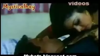 Sharmili aunty and young boy sweet romance