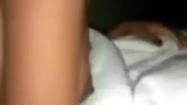 cute indain girlfriend with lover guy in bedroom