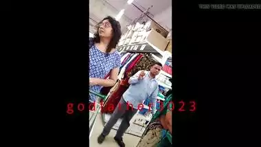 Indian Sexy Woman In Mall