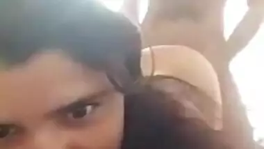 Indian lover girl gets fucked in doggy position