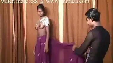 Shy indian legal age teenager receives a smack
