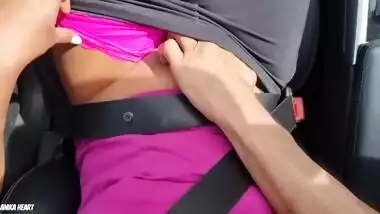 I Let The Driver Touch My Sweaty Pussy While Driving Me Home From The Gym - He Made Me Cum