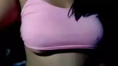 Desi Aunty Showing Big Boobs During Online Sex