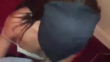 Sexi Desi Anaya Kissing and Sucking a big dick