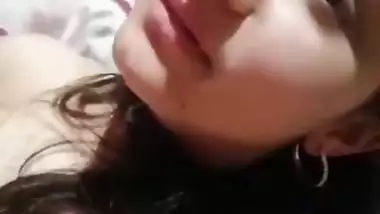 Extremely Cute Girl Fucking Cum on Pussy Hindi Talking