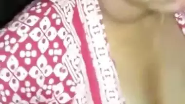Sexy Bhabhi Boobs pressing By Hubby