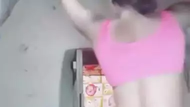 Desi chick dancing