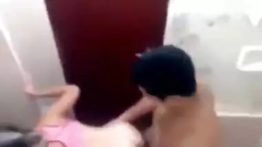 Hidden cam video of indian girl with colleague