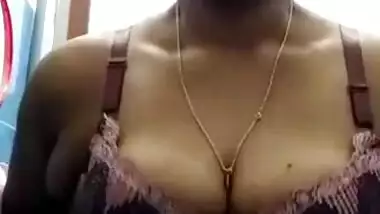 South Indian aunty exposing before her bath