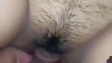 Assamese girl pussy filled with cum of BF