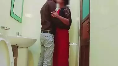 Hot milf fuck in office bathroom