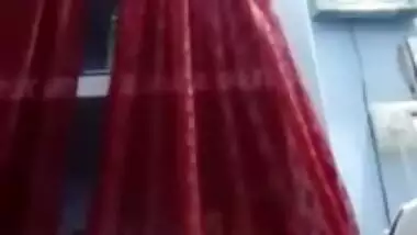 Beautiful Bhabhi making naked video for hubby