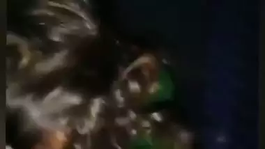 Man presses desi lady’s tight boobs in Bangla sex video