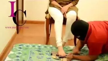 Indian Feet Worship