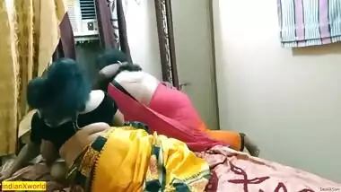 Indian Bhabhi Shared Her Sister With Us!! Best Hindi Hardcore Group Sex